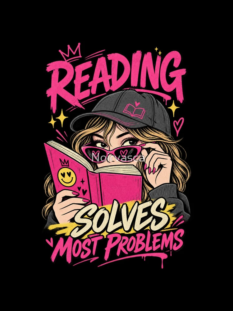 Thumbnail 4 of 4, iPhone Case, Reading Solves Most Problems designed and sold by Noirvasca.