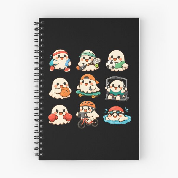 Item preview, Cute Ghost Sports Halloween Kawaii Boo Camp Ready Fitness Gift  designed and sold by Artycom.