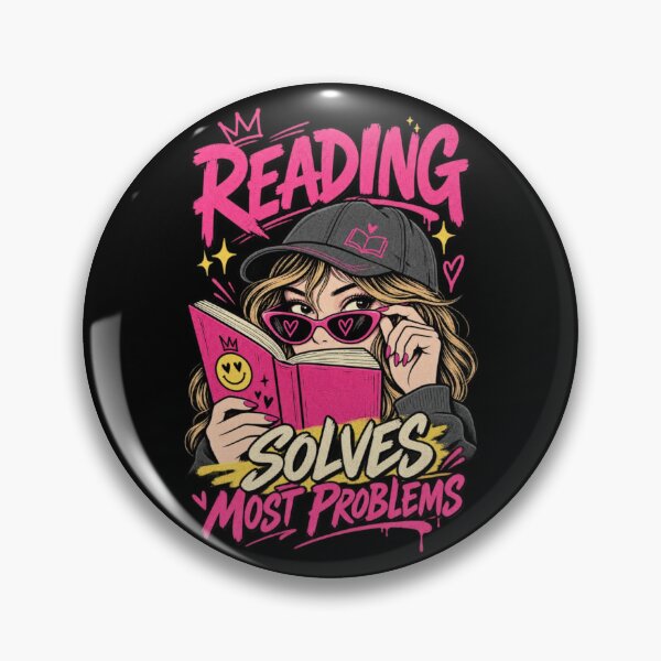 Item preview, Reading Solves Most Problems designed and sold by Noirvasca.
