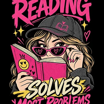 Artwork thumbnail, Reading Solves Most Problems by Noirvasca