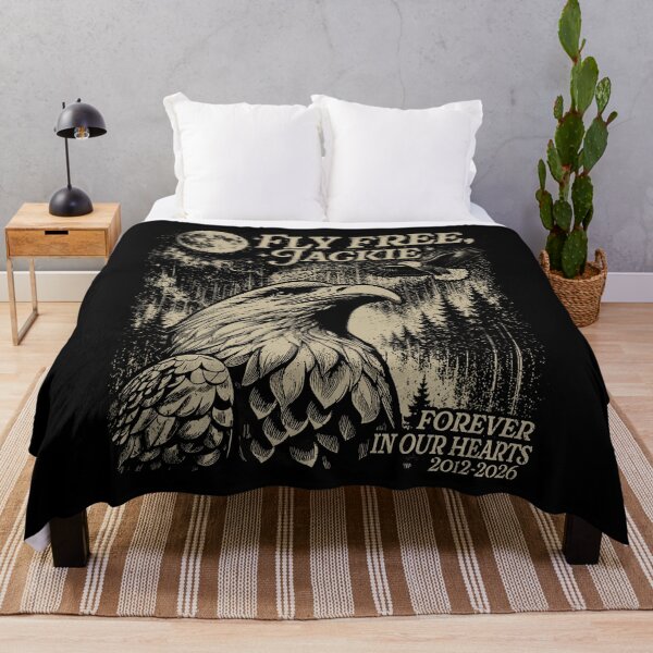 Item preview, Fly Free Fly High Jackie Bald Eagle Memorial Forever In Out Hearts designed and sold by watanabeee.