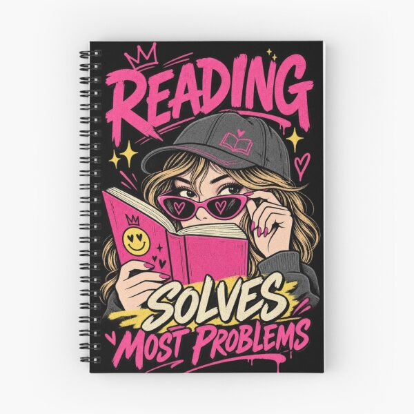 Item preview, Reading Solves Most Problems designed and sold by Noirvasca.
