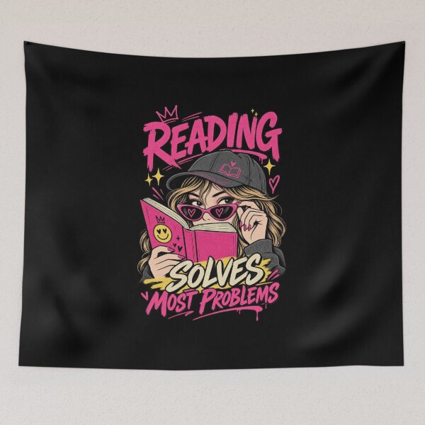 Item preview, Reading Solves Most Problems designed and sold by StockAnime.
