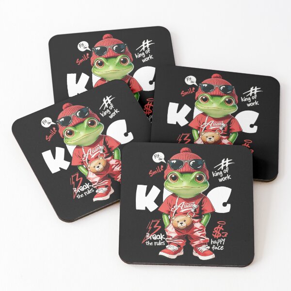 Item preview, Cute Streetwear Frog – Break the Rules Funny Frog Character designed and sold by limos.