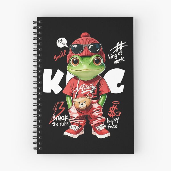 Item preview, Cute Streetwear Frog – Break the Rules Funny Frog Character designed and sold by limos.