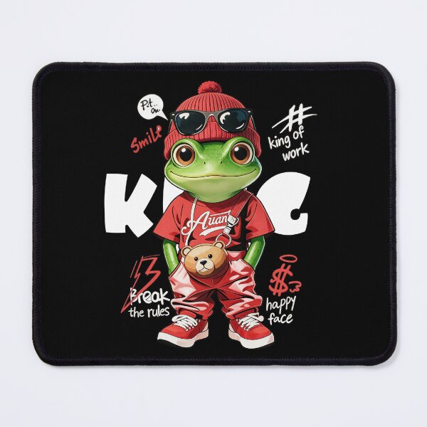 Item preview, Cute Streetwear Frog – Break the Rules Funny Frog Character designed and sold by limos.