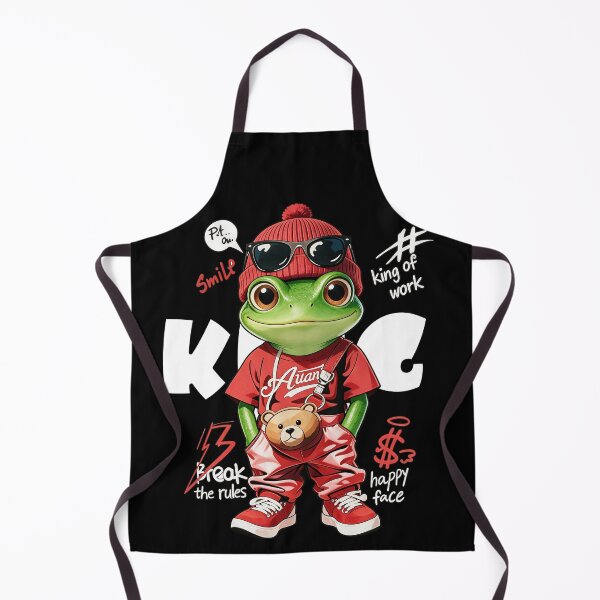 Item preview, Cute Streetwear Frog – Break the Rules Funny Frog Character designed and sold by limos.