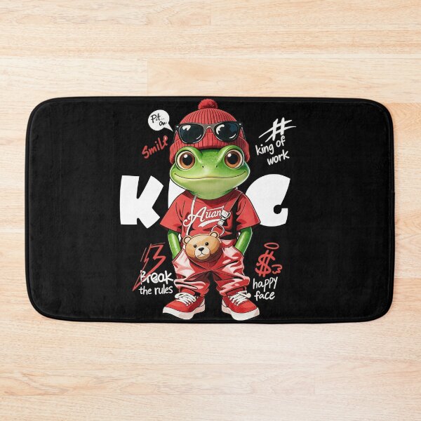 Item preview, Cute Streetwear Frog – Break the Rules Funny Frog Character designed and sold by limos.