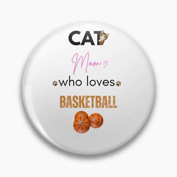 Item preview, Cat Mom Who Loves Basketball designed and sold by PawFitt.