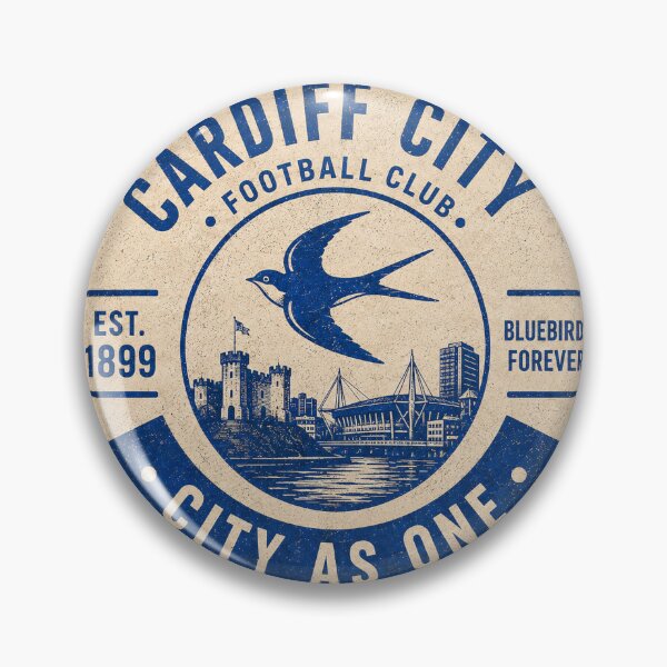 Item preview, Cardiff City FC Beer Mat Inspired Fan Graphic designed and sold by FanFueledStickers.
