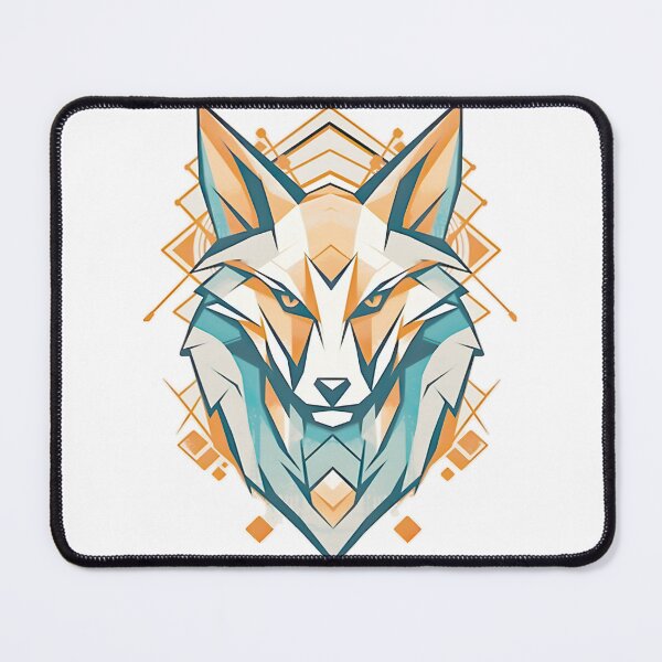 Item preview, Geometric Kitsune Fox Spirit - Japanese Art T-Shirt ⭐⭐⭐⭐⭐ designed and sold by Geraldo Gonzalez.