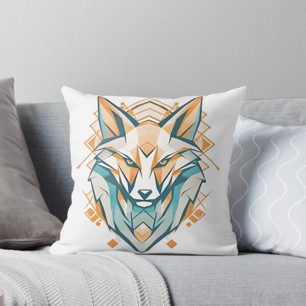 Item preview, Geometric Kitsune Fox Spirit - Japanese Art T-Shirt ⭐⭐⭐⭐⭐ designed and sold by Geraldo Gonzalez.