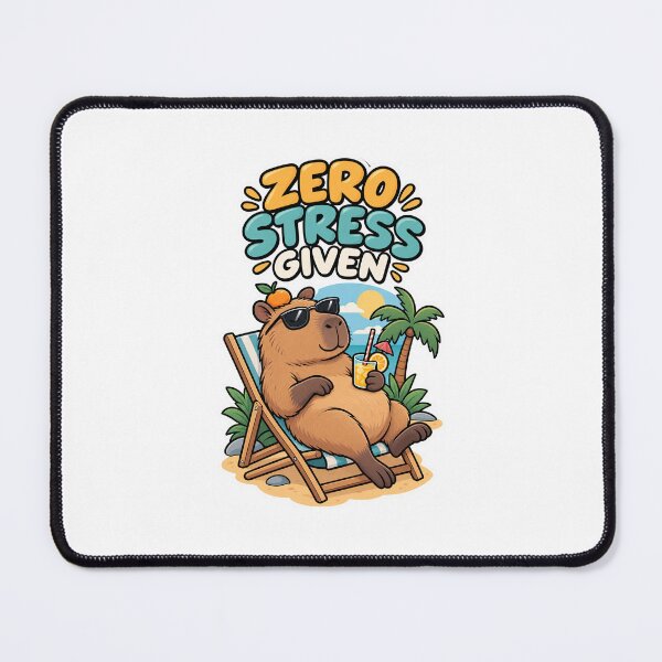 Item preview, Zero Stress Given Capybara in Sunglasses designed and sold by SGMark.