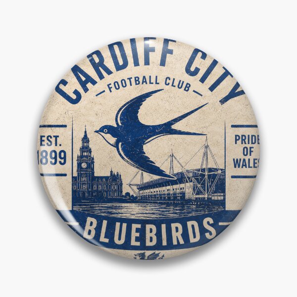 Item preview, Cardiff City FC Beer Mat Inspired Fan Graphic designed and sold by FanFueledStickers.