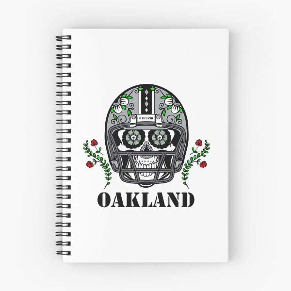 Item preview, Oakland Football Helmet Sugar Skull Day Of The Dead designed and sold by schube-rtrenda.
