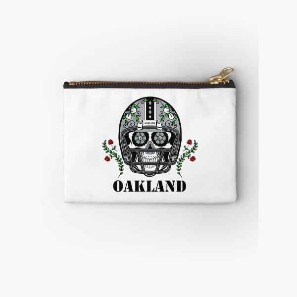 Item preview, Oakland Football Helmet Sugar Skull Day Of The Dead designed and sold by schube-rtrenda.
