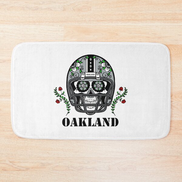 Item preview, Oakland Football Helmet Sugar Skull Day Of The Dead designed and sold by schube-rtrenda.