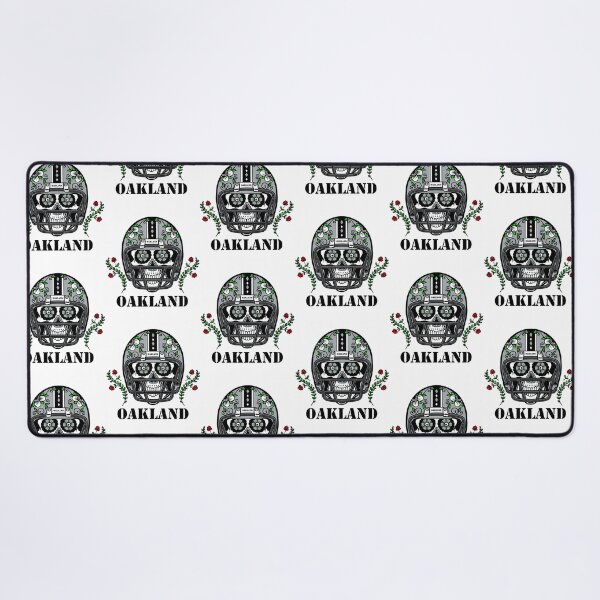 Item preview, Oakland Football Helmet Sugar Skull Day Of The Dead designed and sold by schube-rtrenda.