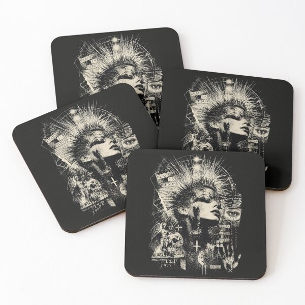 Item preview, Beauty Is Chaos Gothic Punk Collage designed and sold by ERODED SELF.