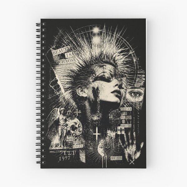 Item preview, Beauty Is Chaos Gothic Punk Collage designed and sold by ERODED SELF.