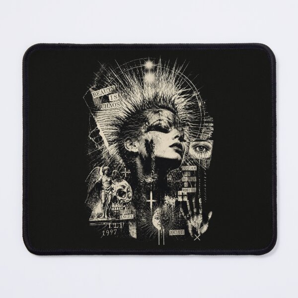Item preview, Beauty Is Chaos Gothic Punk Collage designed and sold by ERODED SELF.
