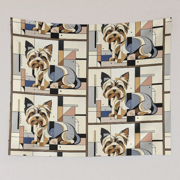 Item preview, cubist animal artwork designed and sold by forget45studio.
