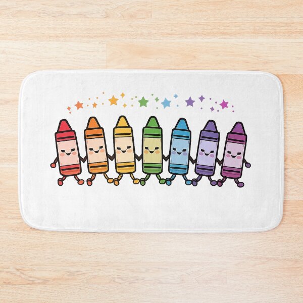 Item preview, Rainbow Crayon Parade Kids School Shirt designed and sold by MOCH- ART.