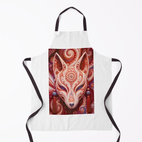 Item preview, Mandala Kitsune Mask: Japanese Fox Spirit Sacred Geometry Art LIMITED EDITION designed and sold by Geraldo Gonzalez.