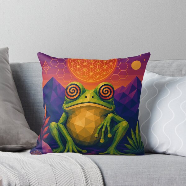 Item preview, Sacred Frog – Psychedelic Sacred Geometry designed and sold by UndergroundRavers.