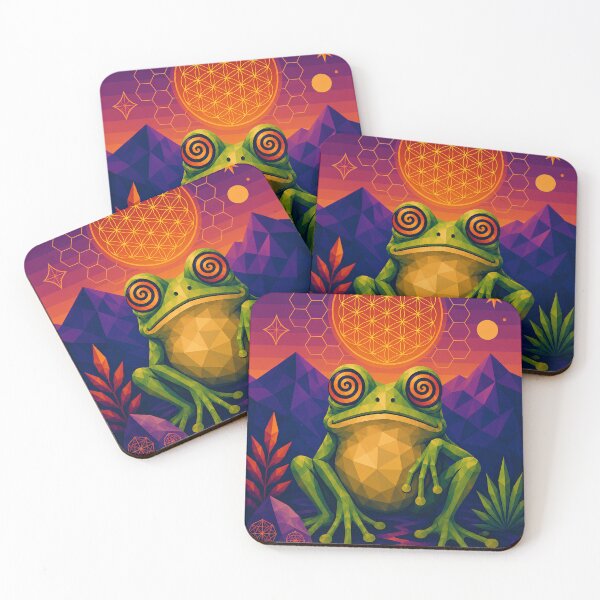 Item preview, Sacred Frog – Psychedelic Sacred Geometry designed and sold by UndergroundRavers.