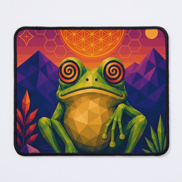 Item preview, Sacred Frog – Psychedelic Sacred Geometry designed and sold by UndergroundRavers.