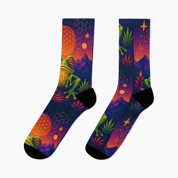 Item preview, Sacred Frog – Psychedelic Sacred Geometry designed and sold by UndergroundRavers.