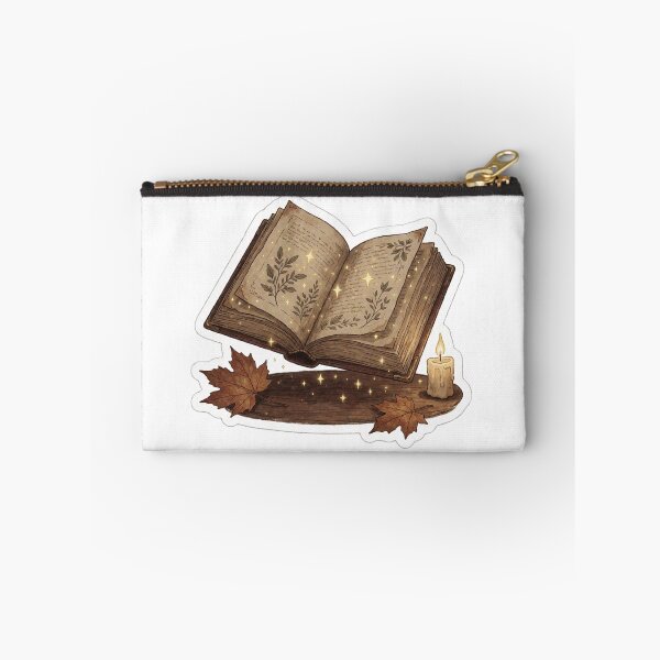 Item preview, Antique Open Spellbook – Dark Academia Witchy Sticker designed and sold by AillustriaAK.