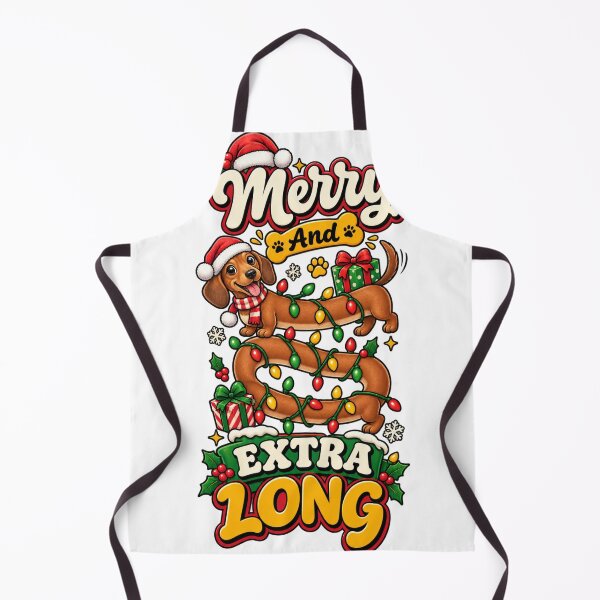 Item preview, Merry And Extra Long Dachshund Christmas Shirt Funny Dachshund Shirt designed and sold by KnrNazimTHRE4DS.