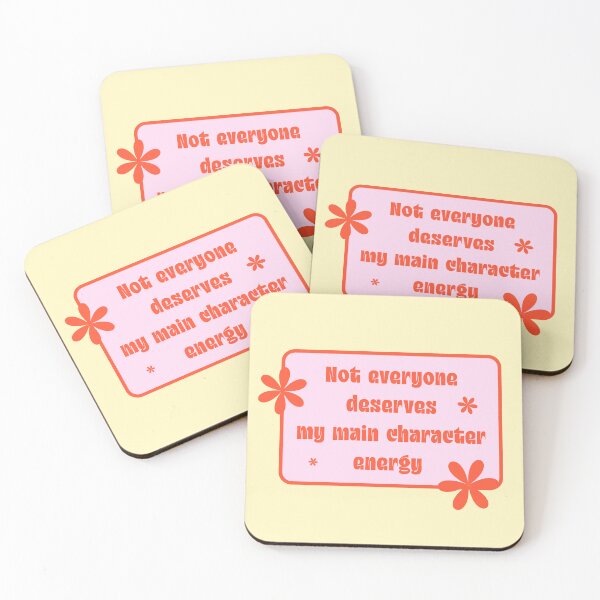Item preview, Main Character Energy Funny Sassy Quote designed and sold by jianina-alondra.