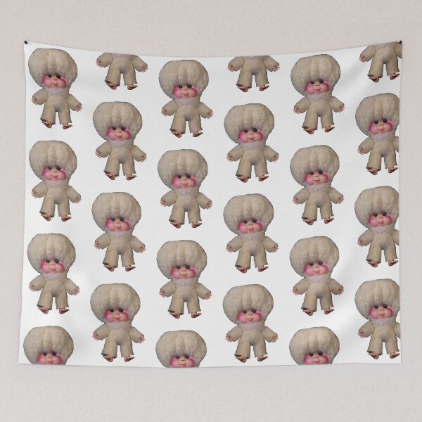 Item preview, Cute Soft Yeti Baby | Vintage Aesthetic Kawaii Doll designed and sold by cutepid.