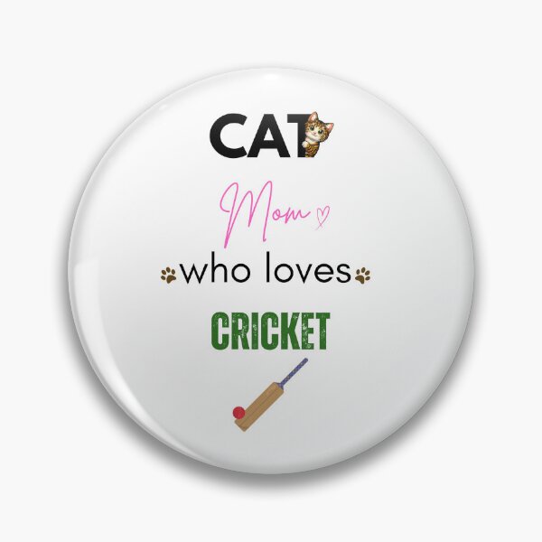 Item preview, Cat Mom Who Loves Cricket designed and sold by PawFitt.