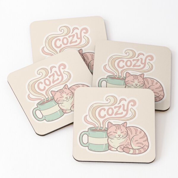 Item preview, Cozy Cat Café – Coffee, Comfort & Purrs designed and sold by Safe Haven Pets.
