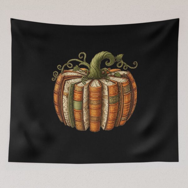 Item preview, Fall Book Pumpkin designed and sold by tyhimllc.