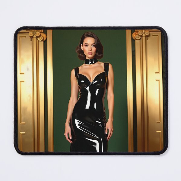 Item preview, Black Latex Dress – Gothic Glamour Fashion designed and sold by Magic-Reality.