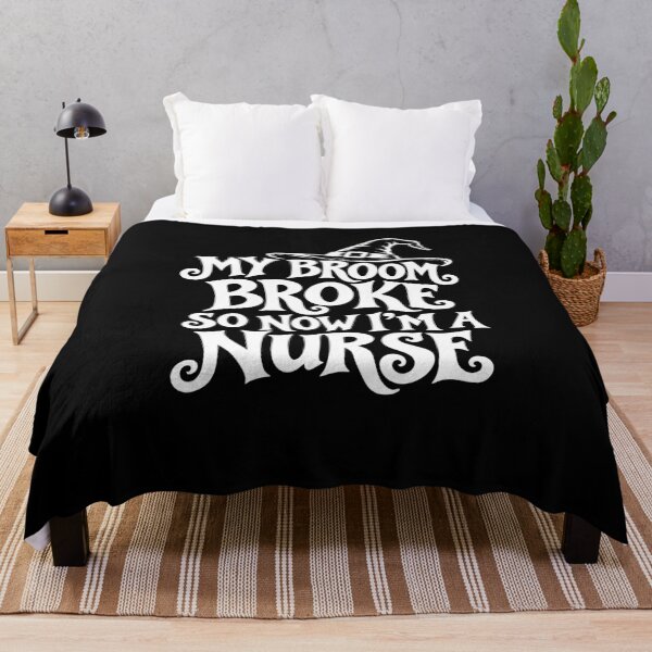 Item preview, NURSE HALLOWEEN my broom broke so now i’m a nurse designed and sold by YNELENT.