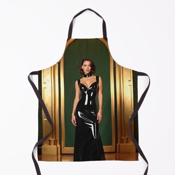 Item preview, Black Latex Dress – Gothic Glamour Fashion designed and sold by Magic-Reality.