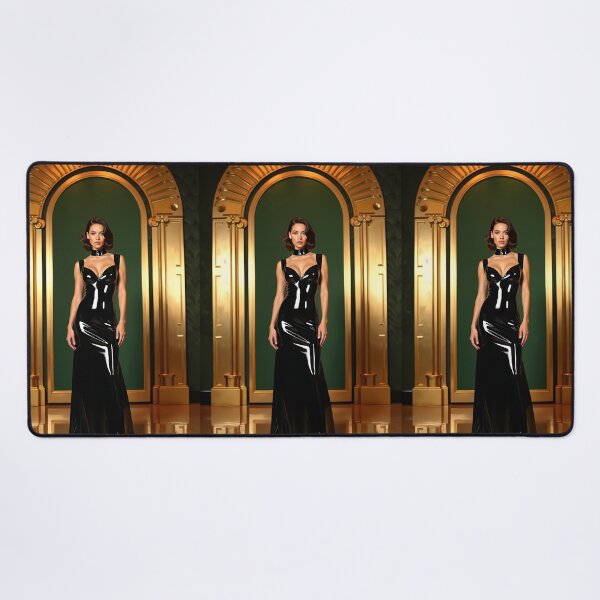 Item preview, Black Latex Dress – Gothic Glamour Fashion designed and sold by Magic-Reality.