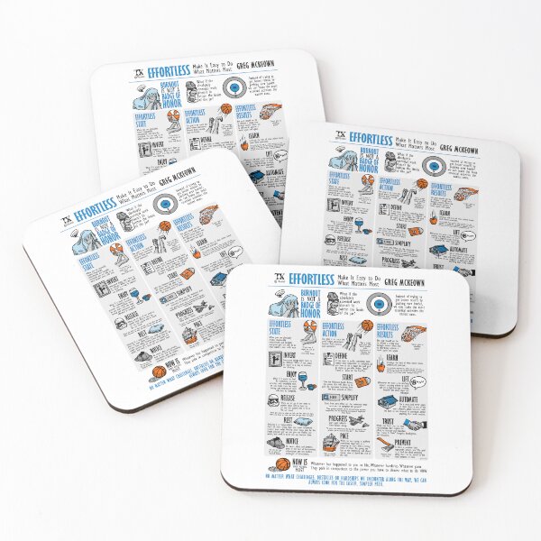 Item preview, Visual Summary Effortless (Greg McKeown) designed and sold by TKsuited.