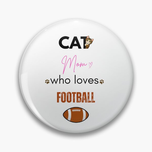 Item preview, Cat Mom Who Loves Football (US) designed and sold by PawFitt.
