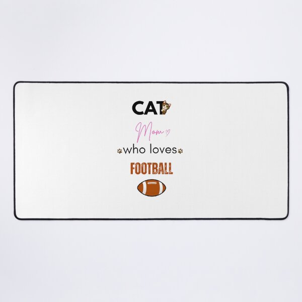 Item preview, Cat Mom Who Loves Football (US) designed and sold by PawFitt.