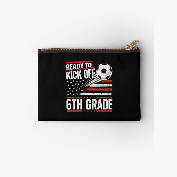 Item preview, Ready to Kick Off 6th Grade First Day of School Soccer Lover designed and sold by Blok45.