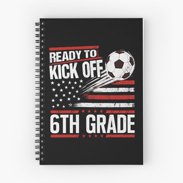 Item preview, Ready to Kick Off 6th Grade First Day of School Soccer Lover designed and sold by Blok45.