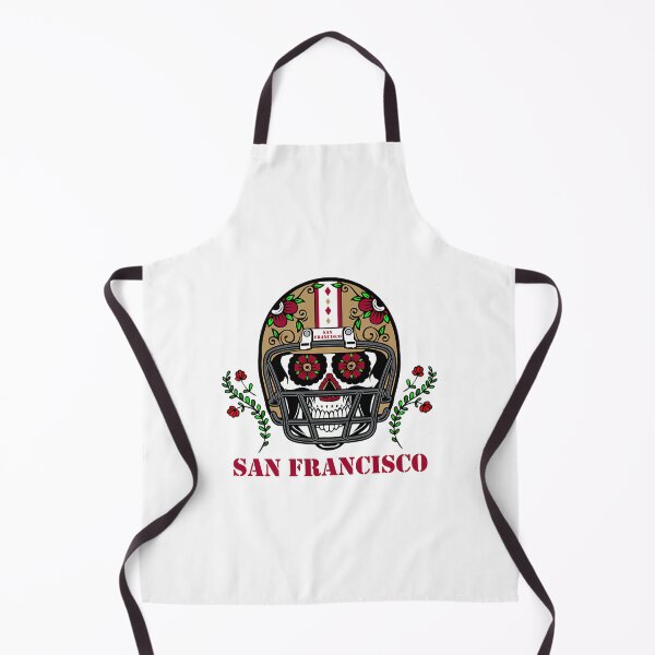 Item preview, San Francisco Football Helmet Sugar Skull Day Of The Dead designed and sold by schube-rtrenda.