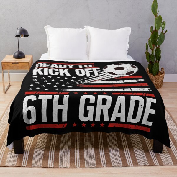 Item preview, Ready to Kick Off 6th Grade First Day of School Soccer Lover designed and sold by Blok45.